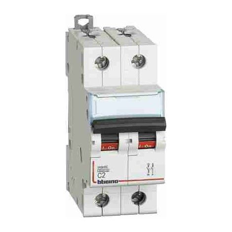 BTIFN81NC2 Interruttore magnetotermico modulare BTDIN60 1P+N curva C - In= 2A