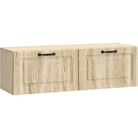 Maison Exclusive - Wandmontierter TV-Schrank Sonoma-Eiche 98 x 31 (1/5)