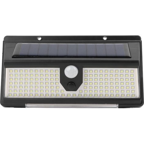 Lampadaire Solaire Murale 3 Modes d'Éclairage Détecteur de Mouvement Imperméable Éclairage Extérieur avec Capteur Solaire (1/5)