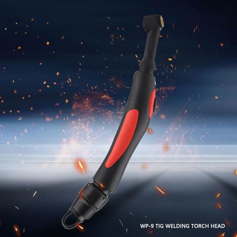 Torche de soudage TIG WP-9 avec tête flexible et corps refroidi par air, accessoire de soudage (1/2)
