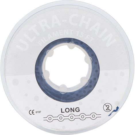 Chaînes élastiques orthodontiques portables, accessoires de puissance pour appareil dentaire, traitement orthodontique - Bleu (1/5)