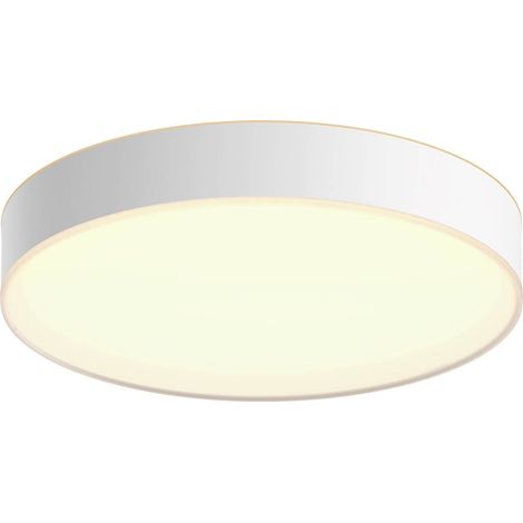 Philips Hue Enrave Plafonnier rond ø42cm (Blanc) Lumière blanche chaude à froide - Comprend 1 Variateur de lumière - White Ambiance