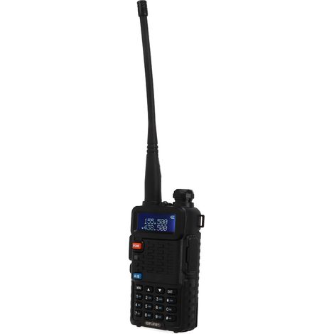 Radio bidirectionnelle UV 5 W 136-174 MHz 400-520 MHz Talkie-walkie sans fil longue portée pour usage extérieur (1/5)