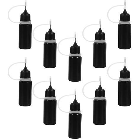 10 Piece Dispenser Steel Bottles Liquids Plastic Precise Crafts Needle