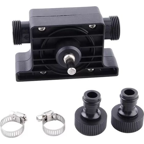 Pompe de transfert auto-amorçante pour perceuse électrique, adaptée aux fluides de forage huileux ou hydrauliques. (1/5)