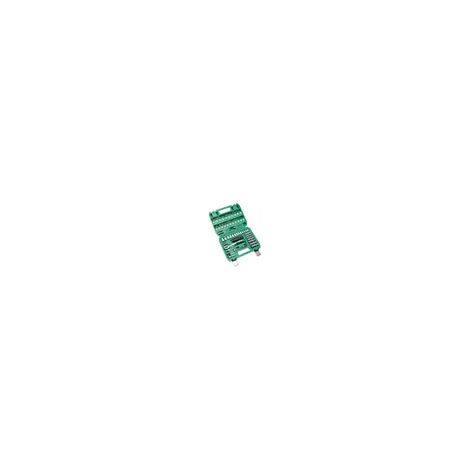 53-teiliger 1/4"-Steckschlüsselsatz mit Ratsche und Adapter aus Chrom-Vanadium-Stahl  Steckschlüsseleinsätze (1/5)