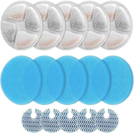 Filtres pour fontaine à eau pour chats, format rond 2 L/67 oz. (1/5)