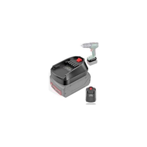 Bardusch-Adaptateur de batterie BOSB18C pour batterie système Bosch Professional 18 V Batterie GBA 18 V BAT609 BAT610 BAT618 BAT619 fonctionne dans l'outil électrique Bosch 18 V système PBA