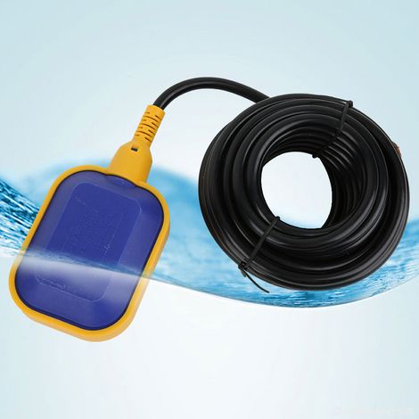 Schwimmerschalter (0–250 V), Flüssigkeitsstandsensor, Wasserzufuhr, Entwässerung, automatische Steuerung, 6 m Kabel, KEY-6 (1/5)