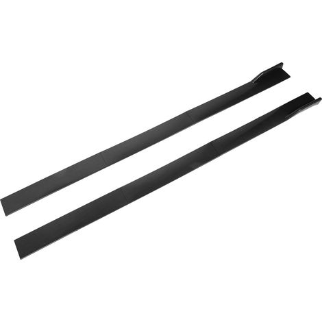 Lot de 6 bas de caisse de voiture, motif fibre de carbone, en 3 sections, ailettes et diffuseurs, remplacement universel pour Honda Accord, 2 m / 6,6 pi (1/5)