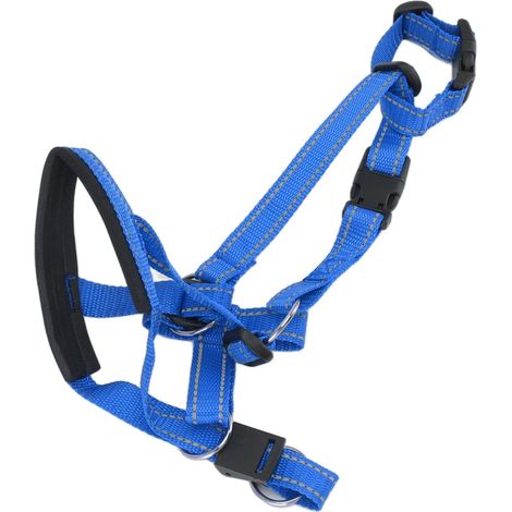 Collare a cavezza per cani – per la testa – con cinturino di sicurezza – anti-trazione – per passeggiate all'aperto – taglia L