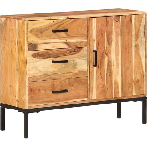 Sideboard 88x30x73 cm Akazie Massivholz