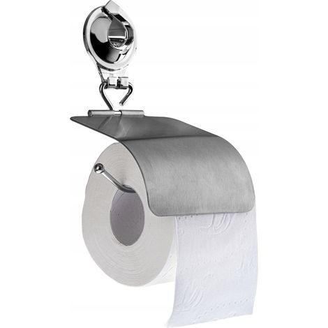 KADAX Toilettenpapierhalter aus Edelstahl, mit Deckel