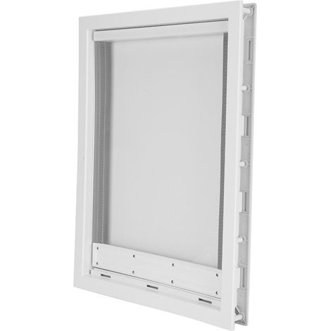 Grande chatière pour chiens, installation facile, clôture pour animaux de compagnie, porte d'entrée et de sortie spéciale, blanche (1/5)