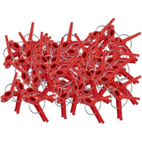 100 pcs Réutilisable En Plastique Support De Plantes Clips Pinces Pour Plantes Suspendus Vigne Jardin Serre Légumes Tomates Clips Jardin Greffe Clip