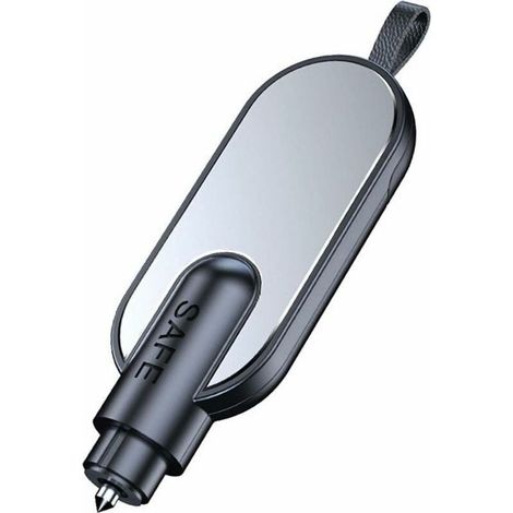 Marteau de sécurité pour Voiture,Brise vitre avec Coupe Ceinture de sécurité Auto Car Window Glass Hammer Breaker Metal Emergent Escape Tool pour l'auto Sauvetage (1/5)