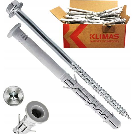 Chevilles De Cadre KPS-FAST 8 x 100, Lot De 50, Pour Fixation Longue