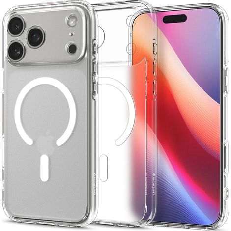 Spigen Ultra Hybrid MagSafe Case for iPhone 17 Pro - Clear/White