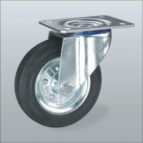 RO-CARR RUOTA GIREVOLE PER CARRELLI DA 80 MM.