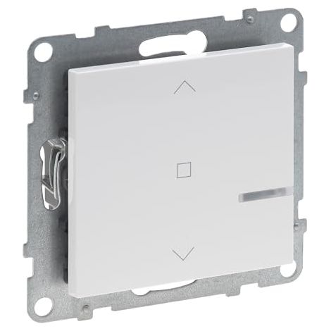 LEGRAND, SEANO with Netatmo 765638 - Interruptor de persiana enrollable (control de 230 V, montaje en caja de pared hueca, tornillos o garras de expansión, incluye balancín, Smart Home, color