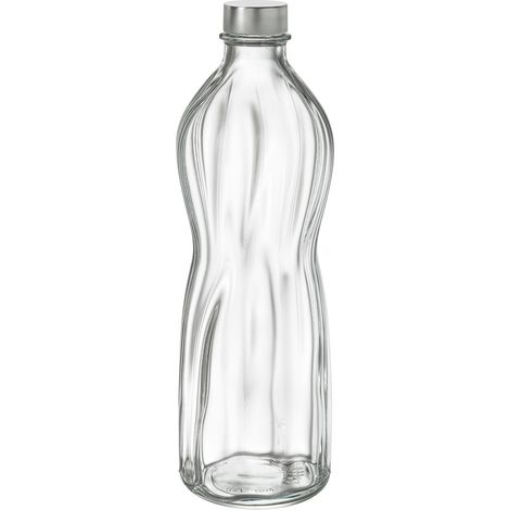 BOUTEILLE EN VERRE AQUA BORMIOLI 1 LITRE (1/2)