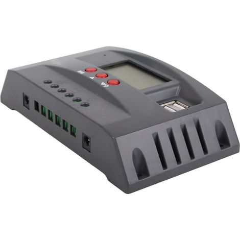 30A 12V/24V MPPT-Solarladeregler mit Farb-LCD-Display, PVC-Photovoltaikregler (1/5)