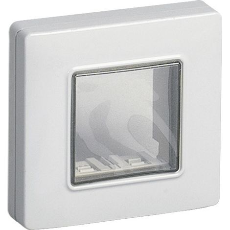 VIMAR - 14931 IP55 2M Abdeckung + Krallen, grau RAL 7035