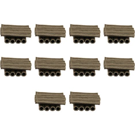 Lot de 80 gaines de protection thermique 2500° pour câbles de bougies d'allumage, en titane, pour moteurs LS1/LS2. (1/5)