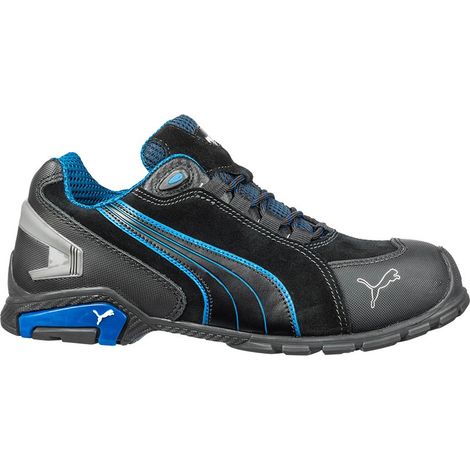 PUMA Rio Black Low 642750-41 Scarpe di sicurezza S3 Taglia delle scarpe (EU): 41 Nero, Blu 1 pz.