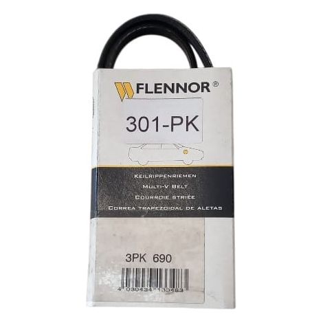 3pk690 cinghia poly-v alternatore servizi marca flennor (1/5)