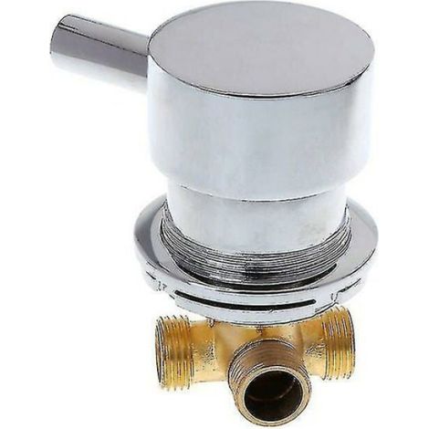 Mlangeur deau chaude et froide G12 quot mitigeur thermostatique robinet deux entres et une sortie pour salle de douche G2AB (1/4)