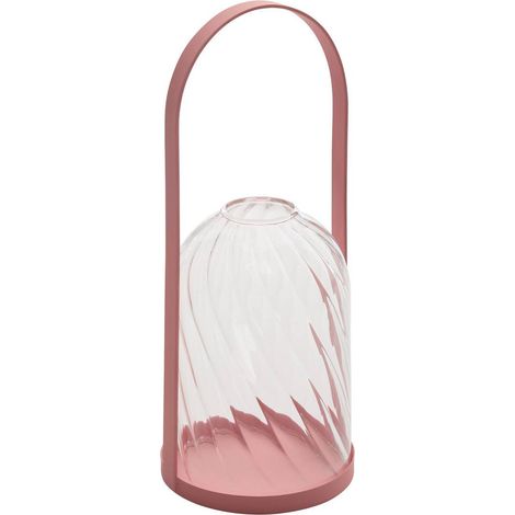 Lanterna a forma di fiore di rosa h20cm - Atmosphera créateur d'intérieur (1/5)