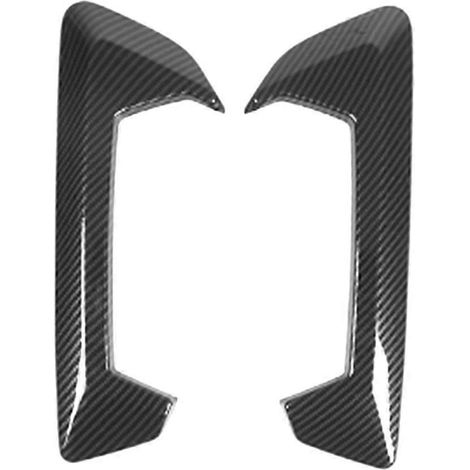 Ailes latérales en fibre de carbone, calandre latérale en forme d'aileron de requin, caches de ventilation latérale d'aile et autocollants décoratifs en ABS compatibles avec le X5 2023. (1/5)