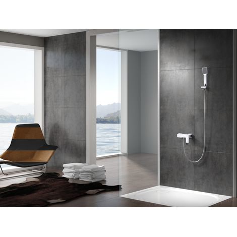 Imex -  Grifo Monomando Ducha y Bañera  Cromado Serie  Pisa