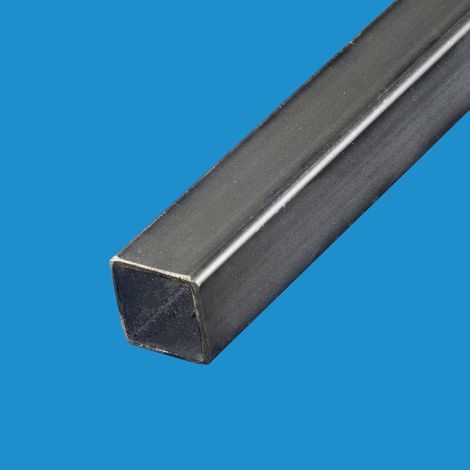 Tubo cuadrado acero negro 40x40 mm  Largo en metros: 4 metros - Grosor: 4 mm