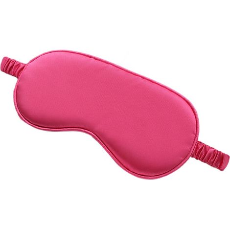 Ecarla Satin Noa Augenmaske 20x9cm Elegantes Fuchsia OPK10F (1/2)