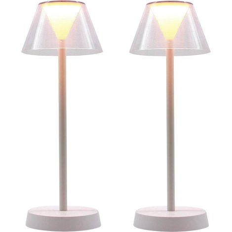 Set di 2 lampade da tavolo senza fili H34CM BEVERLY X2