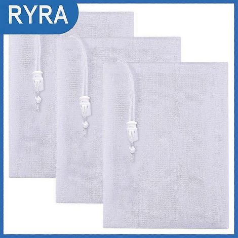 1 sac filtrant pour aquarium, filet à fermeture éclair, bio-balles, charbon actif, isolation, stockage, filtre pour piscine, cuisine (1/4)