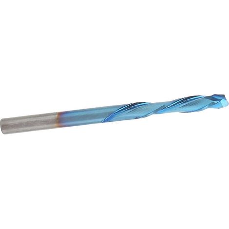 Fraise en 5 parties, fraise à 2 dents en acier au tungstène, fraise à graver CNC, 3,175 x 17 x 45 mm