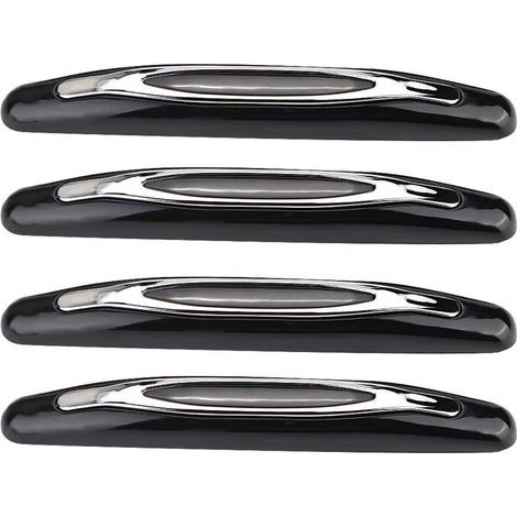 CCYKXA 4-Piece Car Door Guard, Car Door Bumper Protector, Trim Edge Guards, Corner Protection Strip, Anti-Collision Bumper (Black)