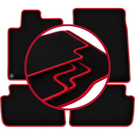 Alfombrillas CARLUX-RED para Peugeot 407 coupé, sedán, familiar (2004-2011) (1/5)
