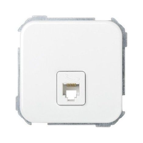 RJ11 4-polige weiße Telefonbuchse Simon 31480-30