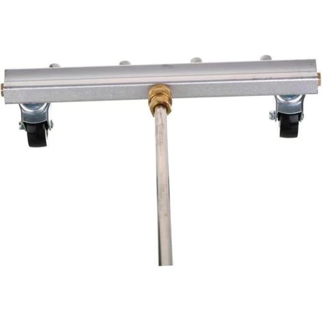Nettoyeur de Toiture Haute Pression en Métal 4 Buses et Roues, Outil de Lavage de Sol pour Nettoyage Complet des Surfaces (1/5)