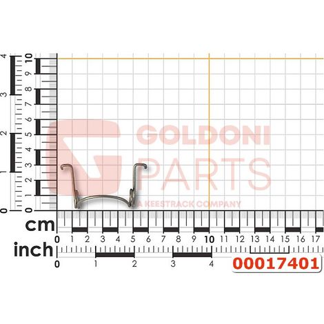 MOLLA RITORNO LEVA ORIGINALE GOLDONI 00017401