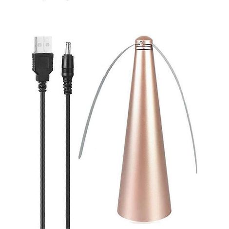 Protection alimentaire contre les insectes nuisibles - Ventilateur anti-mouches rechargeable USB - Éloigne les mouches des aliments - Couleur : Doré (1/5)