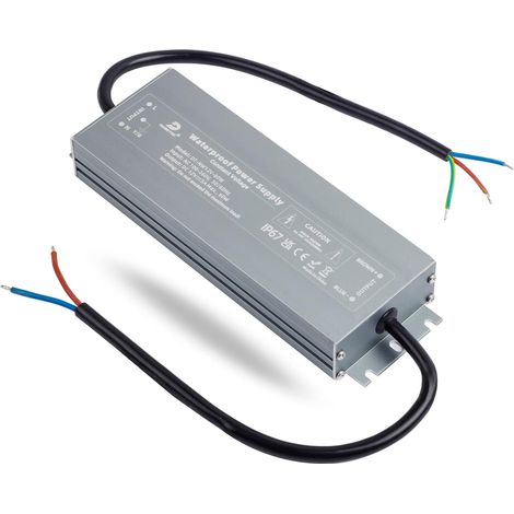Transformateur 220V 12V 60W 5A Alimentation LED IP67 Tension Constante Transfo AC à DC, Pilote Basse Tension pour CCTV Ampoule à Bande Lumineuse MR16 G4 (1/5)