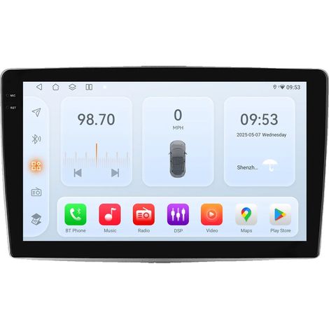 Autoradio con touchscreen, formato standard, compatibile con Alfa Romeo MiTo 955 2008-2016, QS4 (4G 32G 8CORE) (1/2)