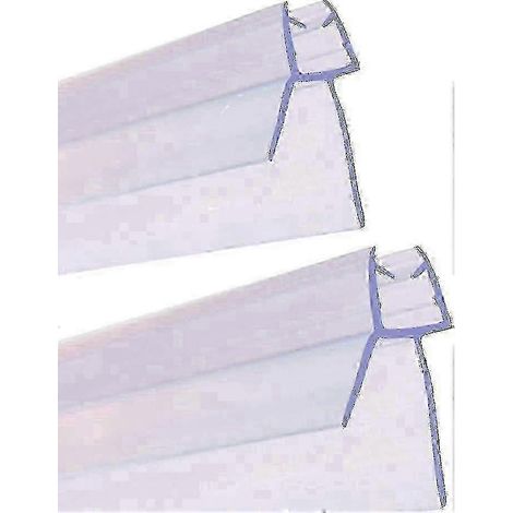 Joint de porte de douche (2 pièces) de 900 mm, pour verre droit/courbe, jeu maximal de 46 mm : 20 mm (1/5)
