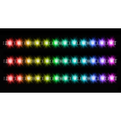 Thermaltake LED STRIP LUMI RGB 3 PACK 16.8M COLORI (1/5)
