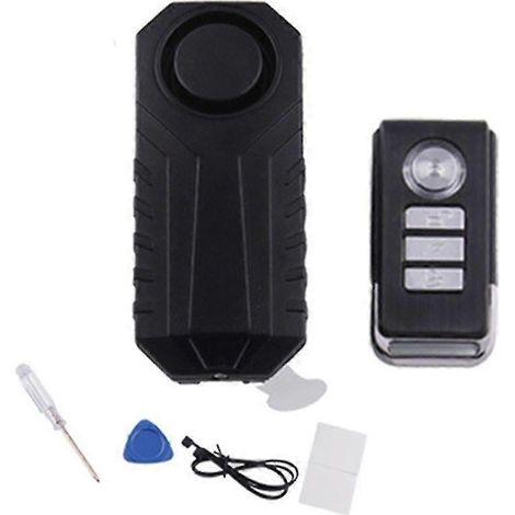 Alarme antivol sans fil pour moto et vélo avec télécommande, système d'alarme étanche et sûr pour vélo, accessoires de conduite. (1/5)